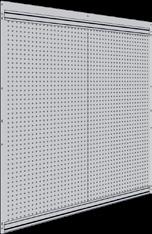 28-02 2" 28-05 5" Structural Perforated Back Panel Panel combinations : H posts (39" + 39") H posts (39" + 51") H posts (51" + 51") 111"H posts (39" + 39" + 39") 123"H posts (39" + 39" + 51")