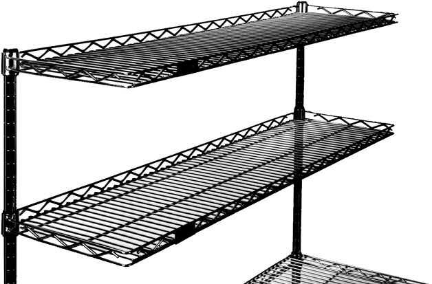 CANTILEVER SHELVES These optional 12 (305mm) wide shelves are ideal for adding extra storage overhead.