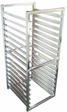 pan racks Insert Racks for Freezers and Coolers Fits most reach-ins with 21'' door clearance Available Knockdown Standard runner holds 18'' x 26'' Pans Universal runner holds both Steam Table Pans