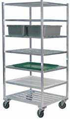 platter carts Aluminum Universal Carts Recessed shelves hold platters, pans or lugs Heavy duty all welded aluminum construction will not rust like chrome units Carts are ideal for all areas,