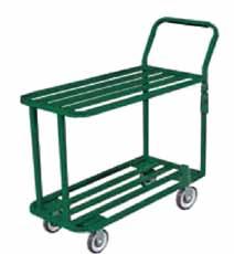 stocking carts Chrome Stocking Cart Plated steel construction with wire top reinforced for extra strength 400 lb load capacity Great for use in customer and office areas Rolls easily on 5"