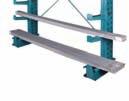36" W x 18 1/4"' D x 7 H Shipped knocked down horizontal bar racks Stores bars up to 10' long 9" deep arms with nine storage levels at 6" intervals Overall dimensions: 18" W x 40" D x 84" H Capacity: