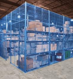 Wire Mesh Partitions & Enclosures Rugged Kleton wire mesh partitions and enclosures provide maximum security at a minimal cost.