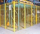 Wire mesh panels permit full visibility and allow for unrestricted circulation of air, heat and light, providing an ideal storage facility.