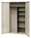 cabinets & lockers welded storage cabinets Suitable for office, plant, school or institutional storage needs Fully adjustable shelves, recessed handle, cylinder lock, and coat rods (wardrobe and