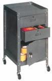 Tool Carts & Mobile Benches All WElded industrial duty mobile service benches Designed for moving heavy parts and tools to the job site 16-gauge all-welded steel construction Four non-marking