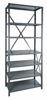 Shelving boltless Shelving units Adjustable shelving system that provides high strength, yet economical storage capacity for your needs This system uses an innovative shelf clip, which slips into a