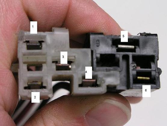 (See Figure 9) 1 5 3 4 2 6 The black wire is a bulb check. This is only used to check the bulbs in the idiot lights.