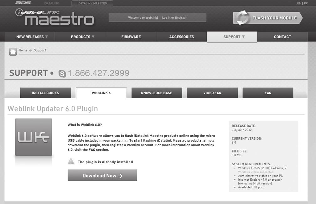 2 REGISTER A WEBLINK ACCOUNT Go to: idatalinkmaestro.com/register and complete the registration process.