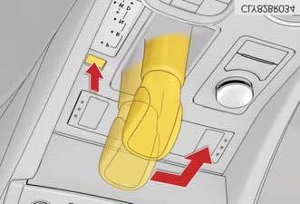 The following steps may be used as an emergency measure to ensure that the shift lever can be shifted: Set the parking brake, turn the engine switch to ACCESSORY mode, and depress the brake pedal.