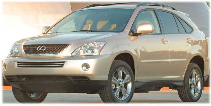 Towing and Road Service Guide For Lexus RX400h Hybrid SUV Quality and
