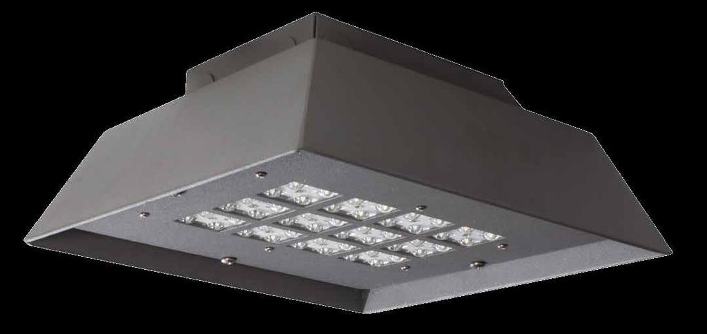 The LED housing is formed aluminum with internal heat sink for maximum heat dissipation; with either 16, 32 or 48 LEDs.