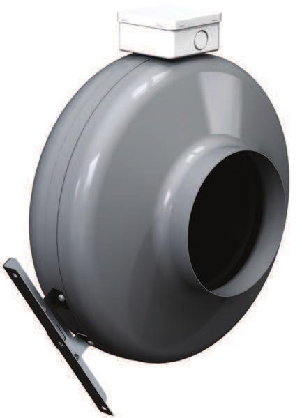 Not suitable for polluted air, aggressive and explosive gases. Impeller with backward curved blades.