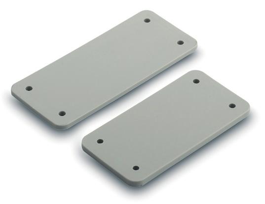 Adapter Plates EPIC Cover Plates for Panel Cutouts Size L Measurements (mm) L1 HB 6 10018920 90.5 70.0 HB 10 10018921 103.0 83.3 HB 16 10018922 123.5 103.0 HB 24 10018923 150.0 130.