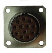 M83723/82 Receptacle, Threaded, Square Flange, Socket Contacts, Class A, G, K, N, R, S, W M83723/83 Receptacle,