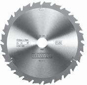 4 1.8/2.2 90 MATB 10 5035048052853 550,00 EXTREME DEWALT STATIONARY CIRCULAR SAW BLADES Suitable for cutting melamine/laminate. See individual blades for details.