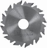 WOODWORKING BLADES AND ACCESSORIES BANDSAW BLADES FOR USE WITH DW738 AND DW739 High Grade Steel. Sharp ground teeth slice through the workpiece, producing a fine finish. (Wood cutting blades only).