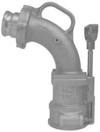 poppet valve VR00 elbow only, without " adapter outlet, without poppet valve VR00 with " coupler outlet and extension kit assembled, no outlet poppet valve VR00 with " adapter outlet, no outlet