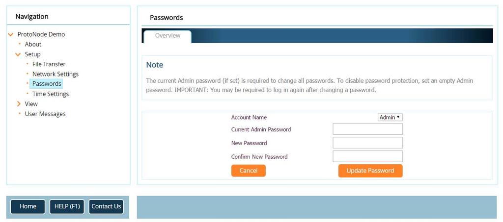 Appendix A - Troubleshooting Securing QuickServer With Passwords The User account can view any QuickServer information, but cannot make any changes or restart the QuickServer.