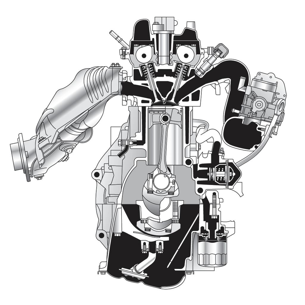 Engine The methodical pursuit of fuel efficiency improvement Using an engine that synergistically works with motor output and achieving high-efficiency operation and comfortable cruising through the