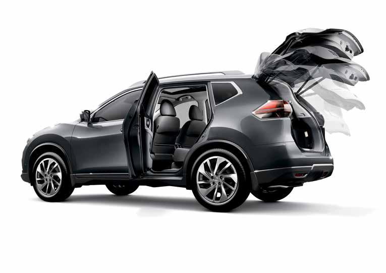 SLIDE, GLIDE AND RECLINE A smarter 2nd row, thanks to all-new Nissan X-Trail s EZ-Flex system.