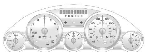 Instrument Panel Cluster Instrument Panel 3-29 The instrument cluster is designed to show at a glance how the vehicle is running.