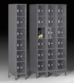 Box C-Thru Lockers Box Lockers are ideal for securely storing smaller items like purses, lunches, books, and athletic gear.
