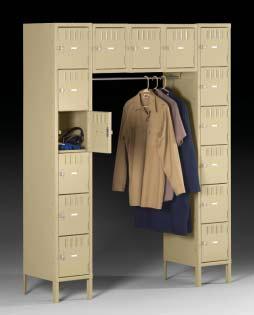 15 Person Lockers Looking for a compact locker solution that offers employees or students secure storage? Tennsco s unique fifteen person locker is the perfect choice.