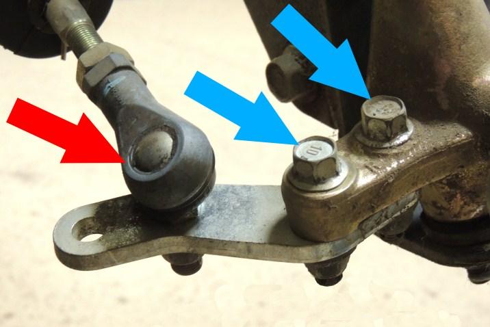 8. Remove the front bumper by removing the (2) bolts holding it in place.