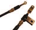 TOPS, STRUTS, ENCLOSURES Accelerator Cable, Yamaha Gas G8 only Length: 67 1 2". OEM: JN2-F6311-01.