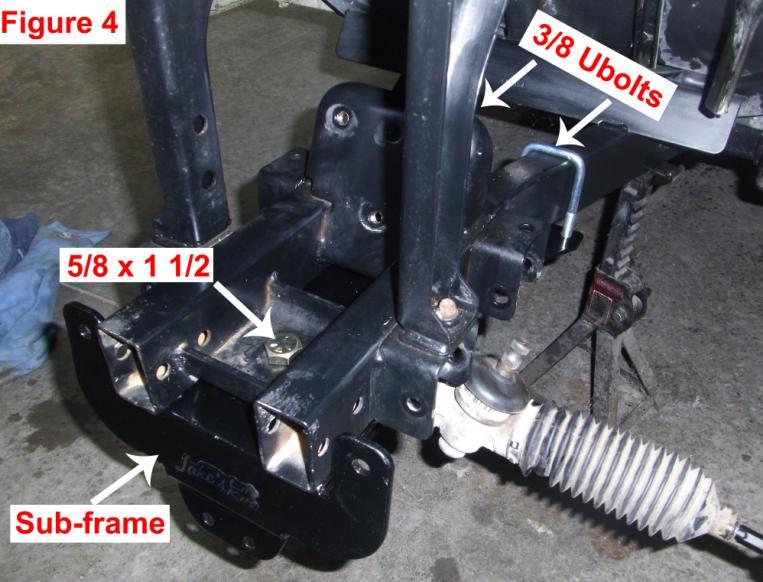FIGURE 1 shows both driver and passenger side struts removed from the cart. 6.