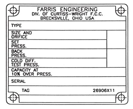 1. Introduction Numbering System The chart below illustrates the Farris Series 2700 valve type numbering system.