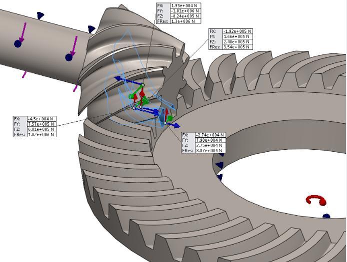 III. Model And Analysis This gear set is designed using Solidworks software. Fig. 1shows this gear set.