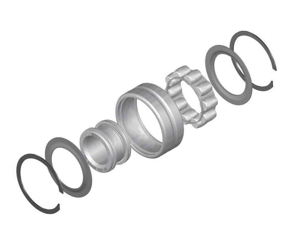 The available integral sealing options remove the need for special redesigns when changing from unsealed bearings