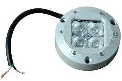 Underwater LED Light to 60 meters - Aluminum Housing - 12 Watts - 720 Lumens - 10 Inch Cable Part #: LEDEUL4-10ST Made in the USA NSN for this product: 6210-01-647-7649, Light Emitting Diode The
