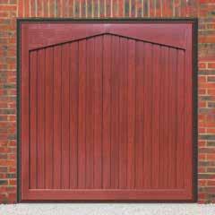 Side hinged doors Cardale pre-finished garage doors are also available as side hinged doors.