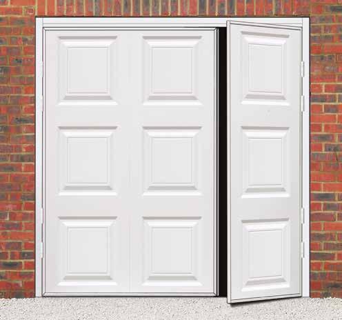Side hinged steel doors Cardale side hinged doors offer the following features: