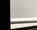 Gold Silver Bar Handle - Curved Sidelights are a
