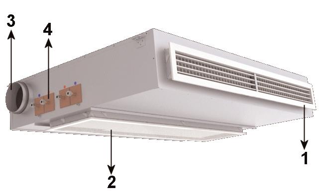 Series IHK 3 eneral Features Advantages The IHK ceiling-mounted induction units are terminal units for central air conditioning installations that provide solutions to meet the needs of the