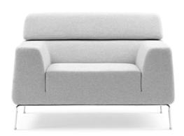 and metal frame Medical grade leather or fabric upholstery Chrome plated legs SMP-700-DLS Width: