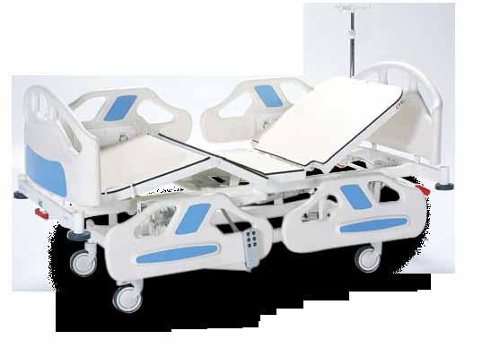 ACCESSORIES SMP-PB800 IV pole with four hooks Anti-bedsore mattress Full nurse control panel Patient hand controller Foldable tuck away luxury side rails Full X-ray translucent surface Power
