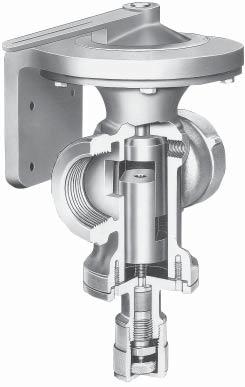 For size 3 8" and ½" turn knob clockwise to decrease flow or counterclockwise to increase fl ow. This raises or lowers the curtain in the core, altering valve port opening.
