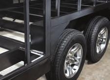 commercial-grade frame. SEALED FLOORS Help keep your valuable cargo dry.