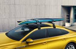 Transport 02 Roof bar The genuine roof bars provide the base for all roof attachments and are aerodynamically designed to suit the Arteon. Part. no.