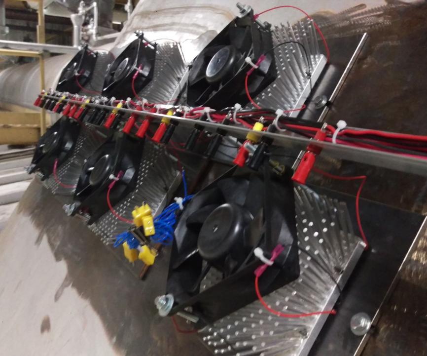 6 modules Producing 48 watts of usable power from 2000 watts of waste heat