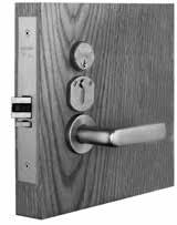 Functions & Descriptions 45 Dormitory or Exit 8200, R8200 & 7800 Key and thumbturn both retract & project deadbolt Trim outside is locked by toggle or projecting deadbolt Trim outside is unlocked by