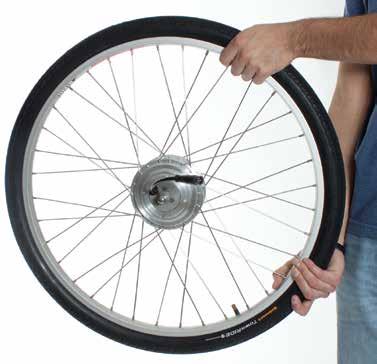Prepare the kit wheel for your bike.
