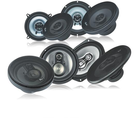 TECHNOLOGY LINE Coaxial and component speakers and subwoofers of TECHNOLOGY Line use such advanced high-tech