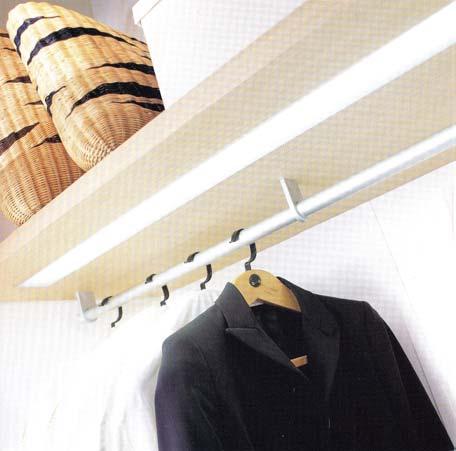 ISA Recessed Lighting System for Wardrobes & Kitchens ISA Recessed Light Light body in aluminium Polycarbonate protection