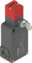 Safety switches with solenoid and separate actuator Main features Technopolymer housing, three conduit entries Protection degree IP67 6 contact blocks available 6 stainless steel actuators available
